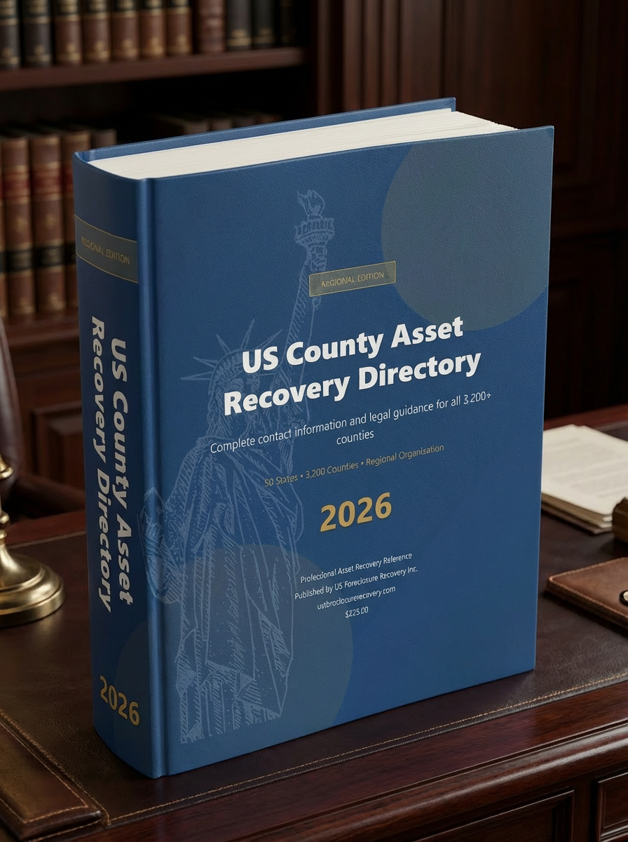 US County Asset Recovery Directory 2026 - First Edition