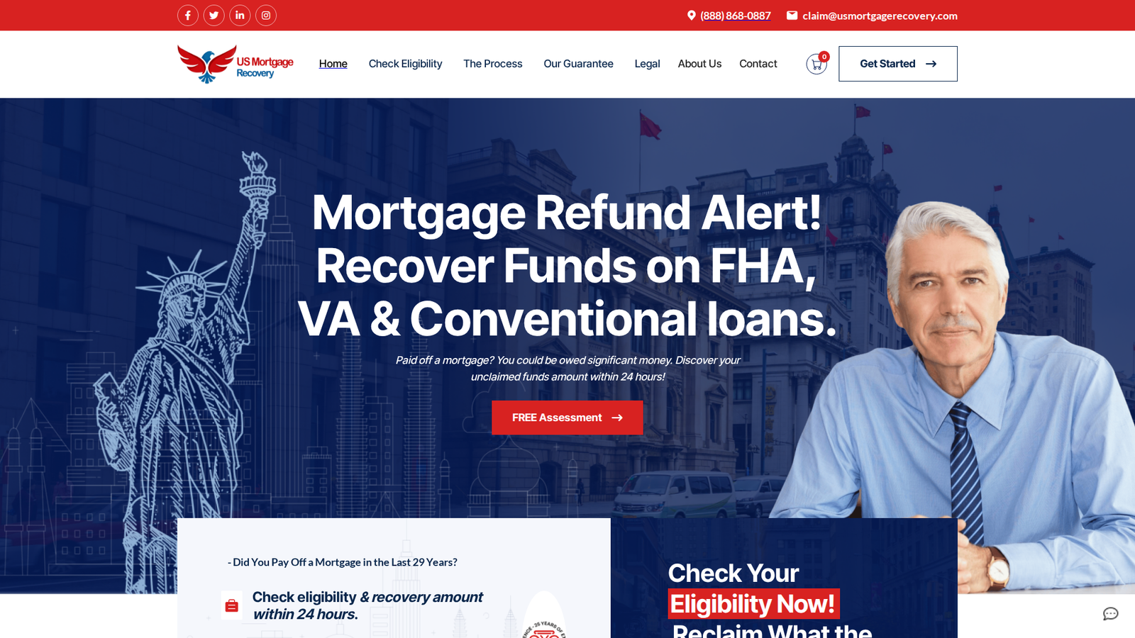 US Mortgage Recovery Website